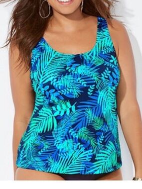 Nwt Swimsuits For All Classic Tankini Swim Top modest Plus
Size plus size 22
